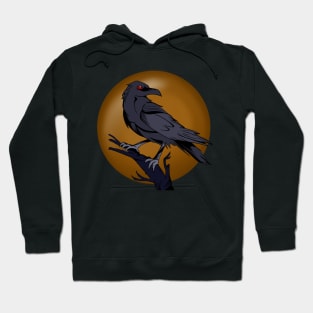 Stylized Raven Fall Hoodie